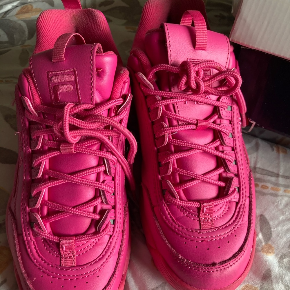 Pink FILA Sneakers